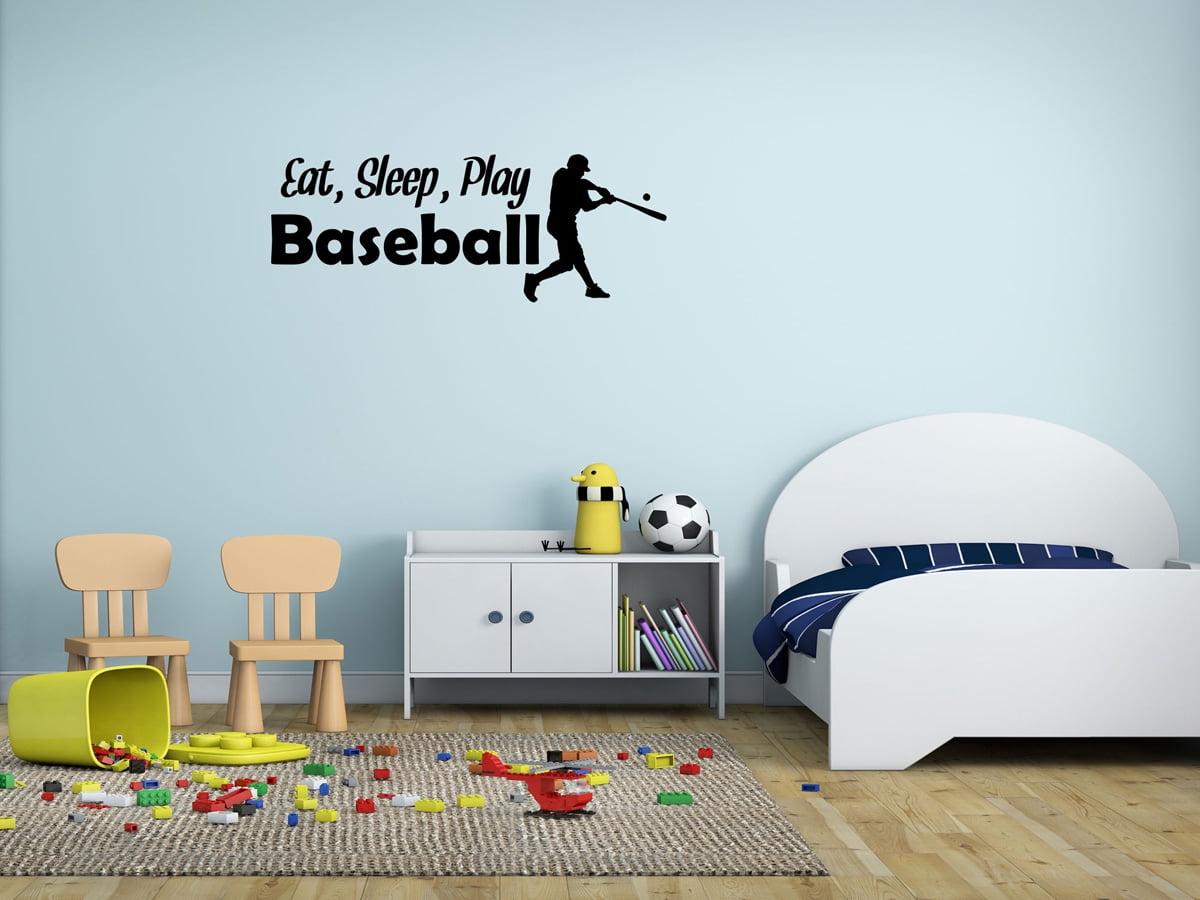 Vinyl Decal Eat Sleep Play Baseball Wall Decal Sports Wall Art Vinyl Decal Eat Sleep Play Baseball Wall Decal Sports Wall Art