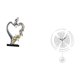 thumbnail image 5 of Estatua de pareja,Figura de pareja besándose,regalo de boda moderno,Estatua de pareja besándose en el aniversario de San Valentín,Reloj de pared,Reloj de pared decorativo para baño y, 5 of 8