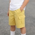 thumbnail image 2 of Guluxicc Casual Shorts Kids Boys Fashion Outdoor Waterproof Cargo Shorts Quick Dry With Pockets, 2 of 9