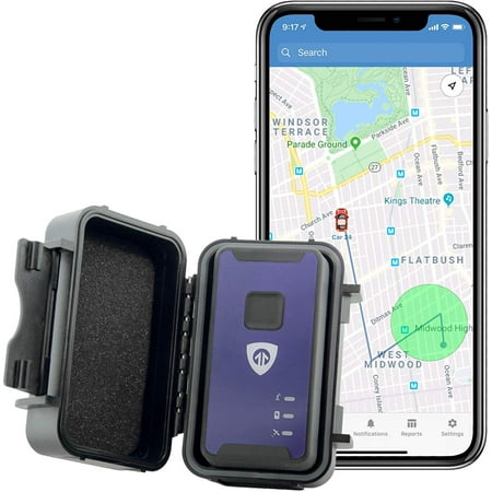 BrickHouse Security Spark Nano 7 with Magnetic Water Resistant Case for Car, Truck and Fleet Vehicle Real-Time LTE 4G GPS Tracking