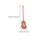 thumbnail image 3 of 5 cucharas de café creativas de acero inoxidable con forma de guitarra multicolor, 3 of 5