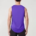 thumbnail image 6 of NOLDARES Mens Sleeveless Tank Tops Relaxed Fit Tees for Gym Yoga Casual Daily(Purple,M), 6 of 7