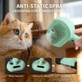 thumbnail image 6 of 3-in-1 Self-Cleaning Steam Cat & Dog Brush – Effortlessly Remove Tangles & Shedding Hair for Long/Short Coats | Gentle Grooming with Steam Technology | Fast-Drying & Hygienic (White/Pink/Green), 6 of 8