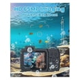 thumbnail image 3 of Waterproof Camera 4K 65MP Underwater Camera with 64G Card, for Snorkeling Autofocus Selfie Dual-Scre, 3 of 5