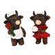 thumbnail image 2 of 1 par de figuras de , estatuas para decoración del hogar, esculturas de animales pequeñas para TV, mueble, estante, sala de estar, cocina y oficin, 2 of 9