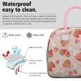 thumbnail image 3 of Lunch Bag Lunch Box for Women Reusable Insulated Lunch Bags,Water-Resistant Fruits Strawberry Pattern Cooler Lunch Tote Bag, Large Capacity for Work Travel Picnic, 3 of 6