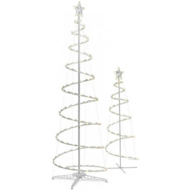 Home Accents Holiday LED Lighted Spiral Tree (2-Pack) TY-S46-C - New ...