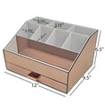 thumbnail image 5 of OnDisplay Sela Tiered Large Drawer Mirrored Acrylic Makeup/Jewelry Organizer (Rose Gold), 5 of 6