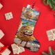 thumbnail image 4 of Papa Divertida Tema: Calcetines de Navidad, fino lino blanco para colgar en escaleras y chimenea, decoración navideña para el hogar, regalo de Navidad. 45cm × 32cm, 4 of 5