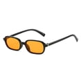 thumbnail image 6 of Vintage Small Square Frame Glasses Retro Sunglasses Trendy Eyewear Rectangle Sun Glasses UV400 Shades Men Women Eyepiece, 6 of 9