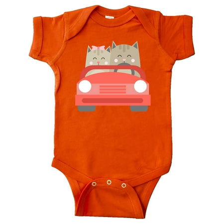 

Inktastic Cats in a Car Gift Baby Boy or Baby Girl Bodysuit