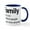White/Navy Inside, variant on CafePress - Family Weird People Mug - 11 oz Ceramic Mug - Novelty Coffee Tea Cup