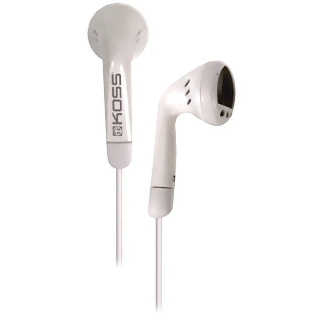 Earbuds Koss In The Ear con cable blanco de 1,2 m