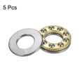 thumbnail image 3 of Uxcell F8-16M Miniature Thrust Ball Bearings 8x16x5mm Chrome Steel with Washers 5 Pack, 3 of 5