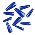 thumbnail image 1 of Fiudx Caja de 100 Uñas Postizas Mate con Parches Largos para Decoración de Uñas, Uñas Esmeriladas Completas, 1 of 2