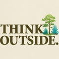 thumbnail image 3 of CafePress - Think Outside Light T Shirt - Men's Classic Graphic T-Shirt, 3 of 4