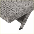 thumbnail image 6 of Outdoor Chaise Lounge Chairs 2-Piece, Slate Gray Rattan Wicker | Slate Gray | Rattan, 6 of 14