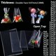 thumbnail image 1 of Bolsa transparente plana abierta para dulces, bolsa de celofán de plástico OPP, embalaje de piruletas, embalaje de galletas, bolsas de regalo pequeñas para fiesta de boda Tan Jianjun unisex, 1 of 1