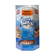 Bright White Slightly Imperfect Instant Smile Comfort Fit Flex Veneers, One Size fits Most People