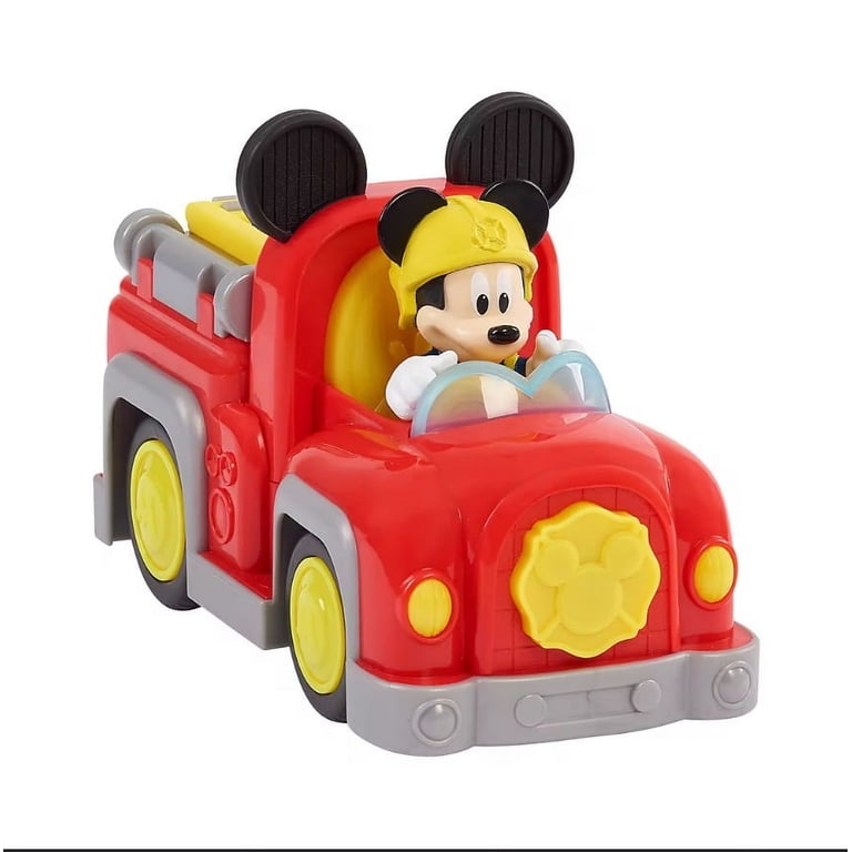 Disney Junior Mickey Mouse Firefighter Figure with Fire Truck