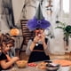 thumbnail image 4 of Xihbxyly Sombrero de Bruja de Halloween, Decoración de Encaje Vintage, Tela Suave y Cómoda, Accesorio para Disfraz de Fiesta, Perfecto para Mascaradas, Festivales y Cosplay. 34 Cm de Alto y 18 Cm de, 4 of 6