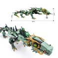 thumbnail image 3 of Bloques de construcción MOC Mecha Dragon compatibles con 70612, juguetes para niños, ladrillos de dragón mecha verde, regalo para niños, 3 of 4