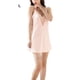 thumbnail image 2 of Jumpingount Vestido de pijama suave y cómodo para una noche tranquila, camisón con cuello en V, camisón Sexy con cintura Pijama Rosa l, 2 of 6