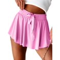 thumbnail image 2 of Summer Women'S Athletic Fitness Skirt Pants Light Pink L, 2 of 7