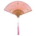 thumbnail image 1 of Shisuyan Chinese Style Synthetic Material Fan 1Pack 14.6X8.3X1.2In, 1 of 9
