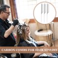 thumbnail image 3 of 3pcs Hair Styling Hair Cutting Comb Rat Tail Hair Combs Parting Teasing Fine Tooth Comb, 3 of 8