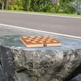 thumbnail image 4 of Juego de backgammon de ajedrez portátil para principiantes de entrenamiento 24xm x 24cm Zulema juego de ajedrez internacional, 4 of 8