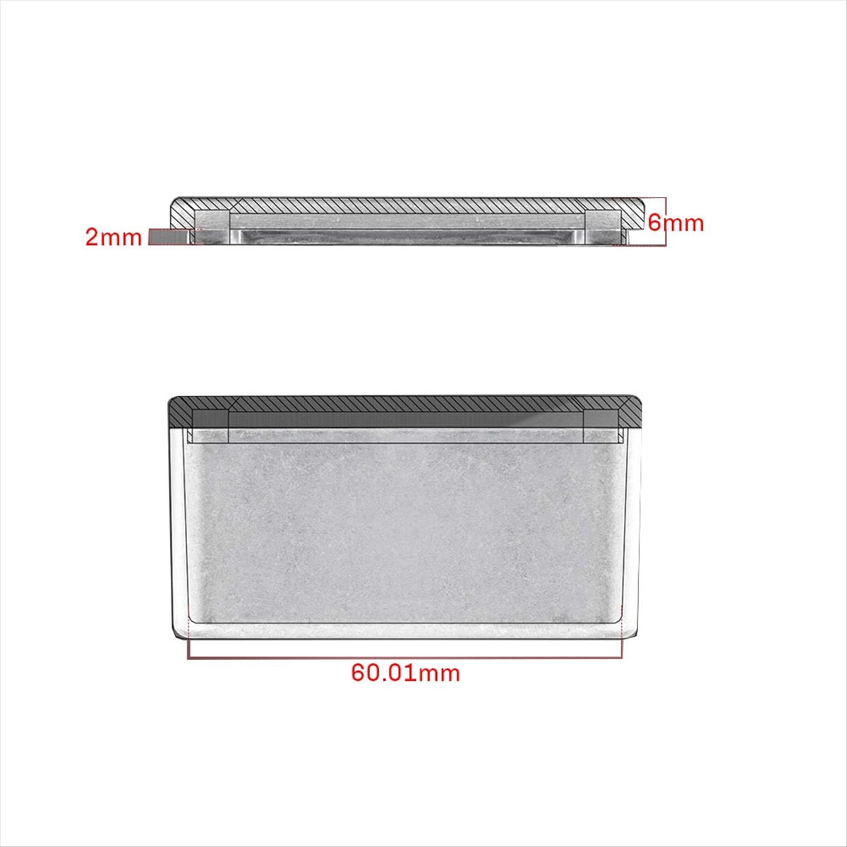 3PCS 125B/1590N1 Aluminum Guitar Effect Pedal Enclosure Metal Stomp Box Enclosure Unfinished 122x66x39.5mm with Rubber
