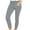 Gray, variant on Ripped Leggings for Women with Pockets Cutout Yoga Pants High Waisted Athletic Workout Running Skinny Leggings(Black,XXL)