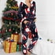 thumbnail image 5 of Mono sin orejas con capucha y cremallera de manga larga de ciervo navideño para mujer para ropa de dormir para el hogar Fridja  hfkajh102453, 5 of 9