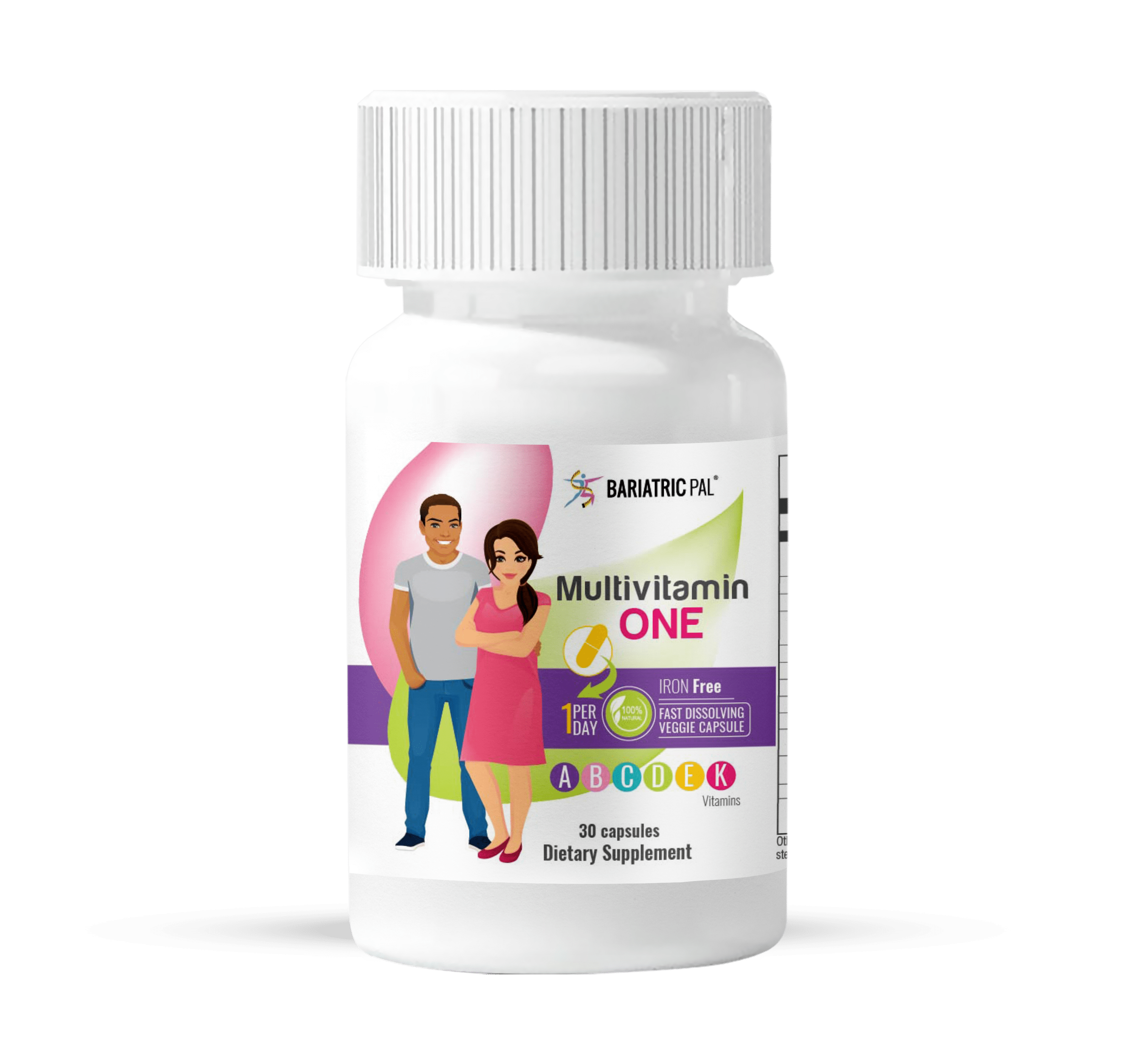 Duodenal Switch Vitamin Pack - Capsules Size: 1-Month Supply, BariatricPal Multivitamin ONE: Capsule - Iron Free, BariatricPal Calcium Citrate Soft Chews: Piña Colada