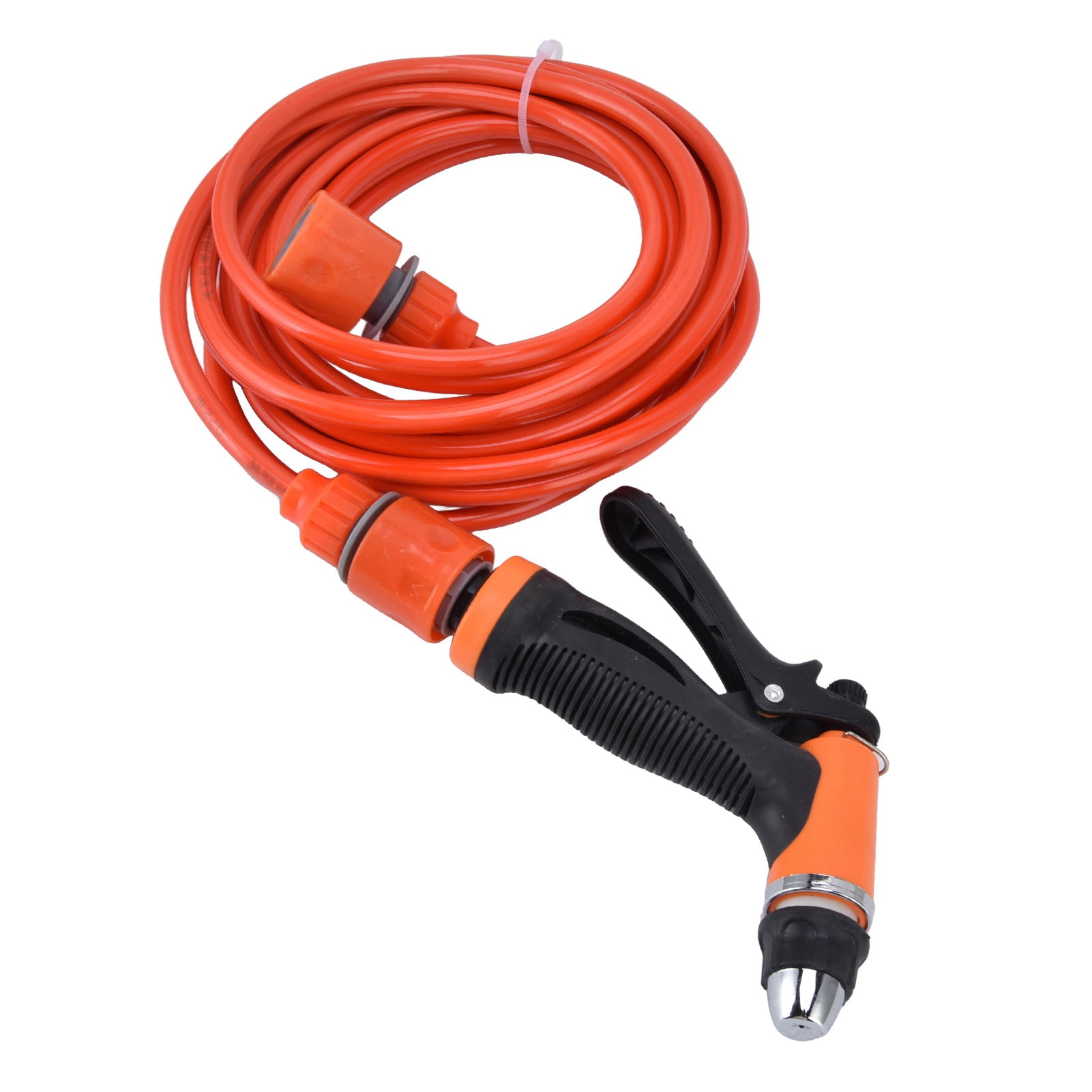 YAHHU 12V 72W Portable Pressure Washer Pump Kit, 145 PSI / 1.0Mpa Electric Car Washing Machine with 236 inches / 6m Hose for Vehicle Garden Cleaning