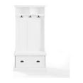 thumbnail image 4 of HomeStock Timeless Trends Hall Tree, White Finish, 15.75 x 44 x 72.38 inches, With Bench for Seating, Farmhouse Design, Convenient Entryway/Hallway Tree W/ Storage and Hooks, 4 of 7