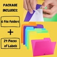 thumbnail image 5 of Mr. Pen- Poly File Folders, 1/3 Cut Tab, 6 Pack, Assorted Colors, 5 of 9