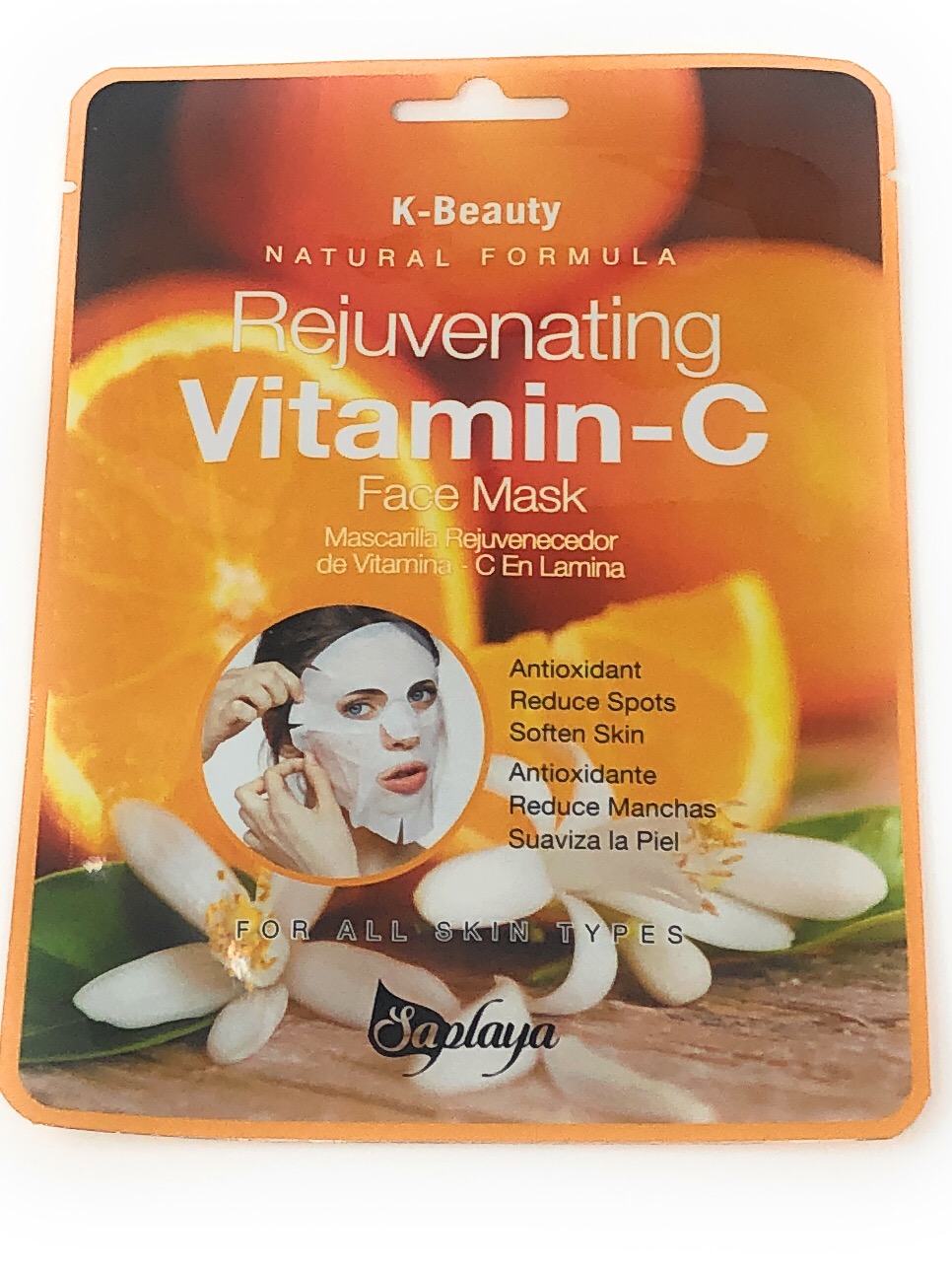 Rejuvenating Vitamin C Mask Sheet Natural Formula ANTIOXIDANT