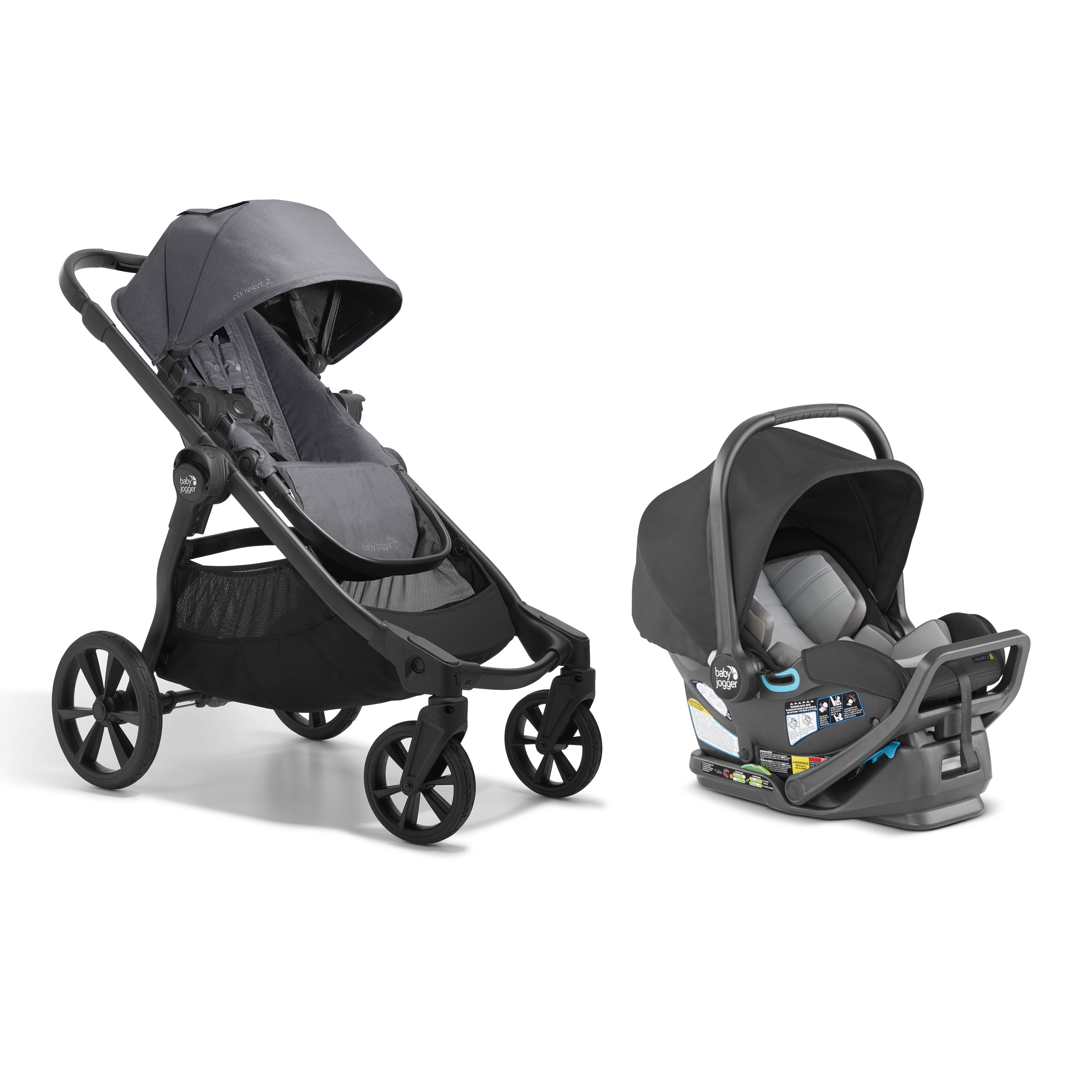 City Select® 2 Single-to-Double Modular Travel System, Radiant - Walmart.com