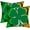 Sp Shamrocks, variant on Christmas Pillow Covers 16x16 Inch Set of 2, Snowflake Merry Christmas Let it Snow Holiday Quote Decor Decorative Throw Cushion Cases Winter Decoration for Home Party Sofa Couch, Navy Blue