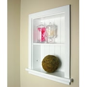 14x18 White Beadboard Aiden Wall Niche by Fox Hollow Furnishings