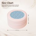 thumbnail image 2 of Naloa Floral Retro Style Round Jewelry Box, Travel Jewelry Organizer, 3.9 x 3.9 x 2in Jewelry Storage Box for Women-Pink, 2 of 7