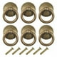 thumbnail image 1 of Juego de 6 tiradores de muebles vintage, tiradores de cajones, tiradores antiguos, pomos de muebles para armarios de cocina, aparadores, puertas (antiguos), 1 of 5