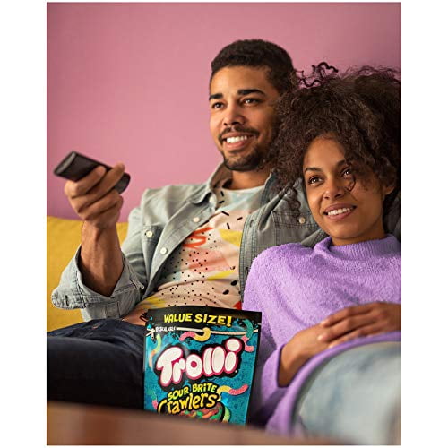 Trolli Crawlers Sour Brite Gummi Candy Party Size 40 oz