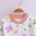 thumbnail image 4 of Wonitaaizi Newborn Baby Boy Bodysuit Long Sleeve Jumpsuit Outfits Clothes(0-3 Months,Pink), 4 of 6