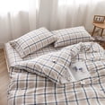 thumbnail image 2 of FACE Bedding Juego de Funda Nórdica 3 Piezas 100% Algodón Lavado Funda Nórdica Lino Como, 2 of 6