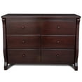 Delta Children Universal 6 Drawer Dresser with Interlocking Drawers Greenguard Gold Certified