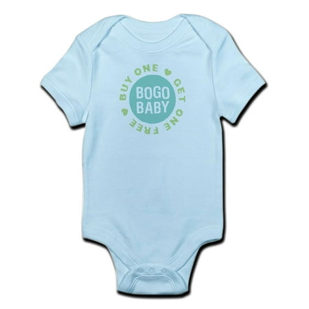 CafePress - Twins Buy One, Get One Free Infant Bodysuit 1 - Baby Light