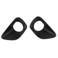thumbnail image 1 of 2Pcs Black ABS Front Bumper Fog Light Trim Lamp Bezel Cover 68078284AA 68078285AA for Grand 2011-20, 1 of 5